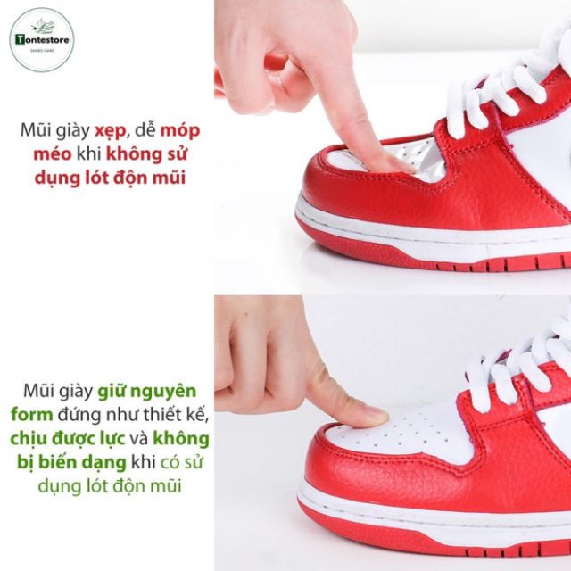 Bộ bảo vệ mũi giày, độn chống nhăn gãy nứt SNEAKER SHIELD ( Có video hướng dẫn) BVMUIGIAY