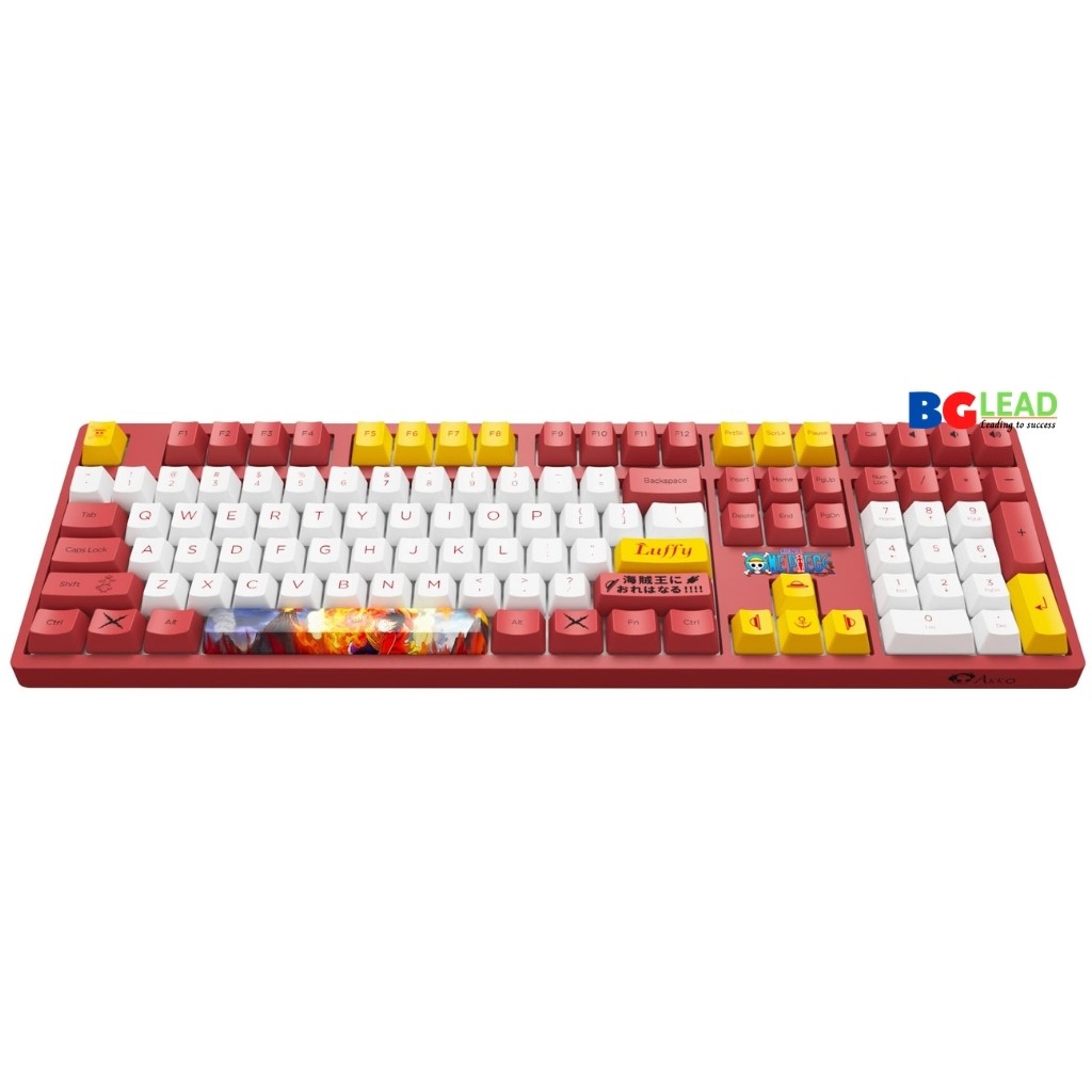 Bàn Phím Cơ AKKO 3108 v2 One Piece – Luffy (Blue, orange và pink Akko switch v2) - Sản phẩm hot của AKKO - Mai Hoàng PP