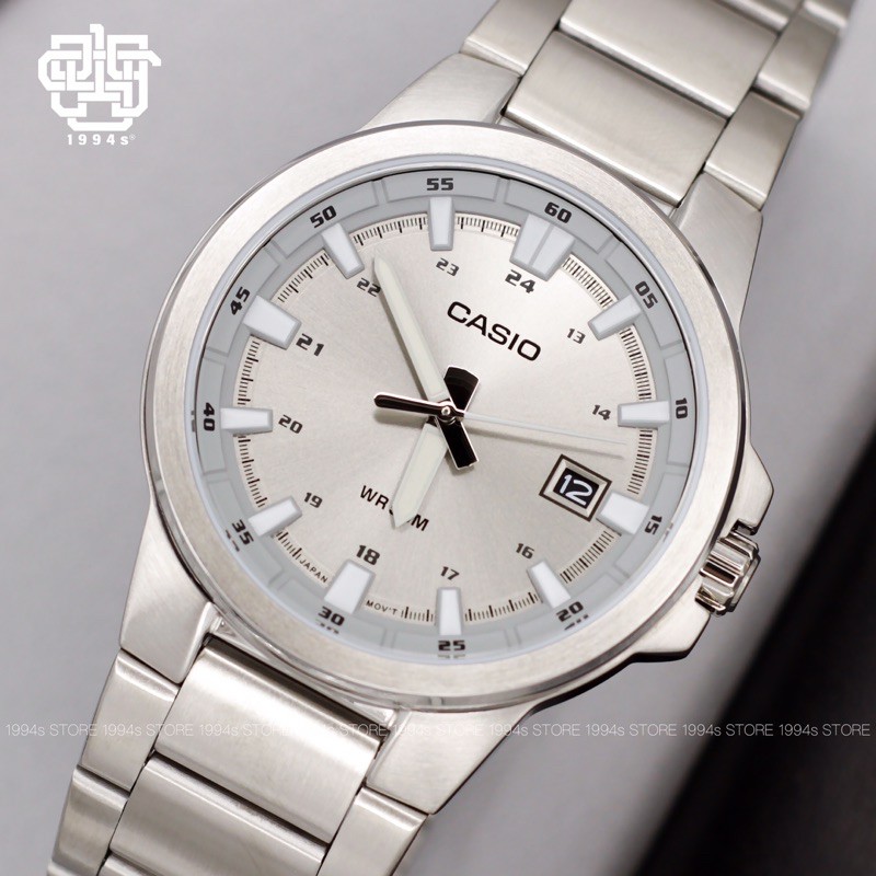 Đồng hồ nam dây thép CASIO MTP-E173D-7A CHÍNH HÃNG 41,5mm
