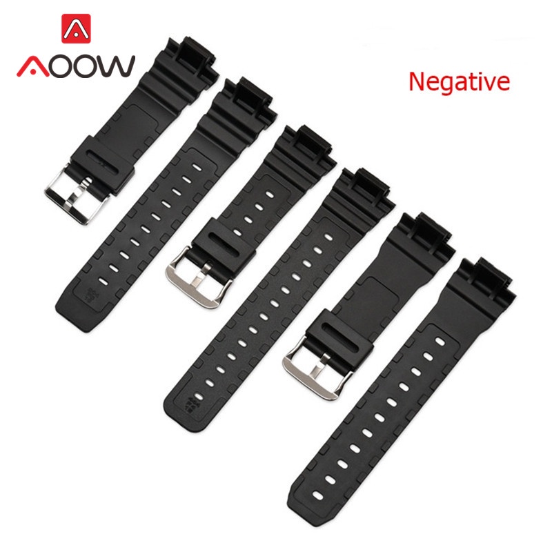 Dây Đeo Thay Thế 16mm Bằng Cao Su Silicon Chống Nước Cho Casio G-Shock 9052 5600 6900 Series