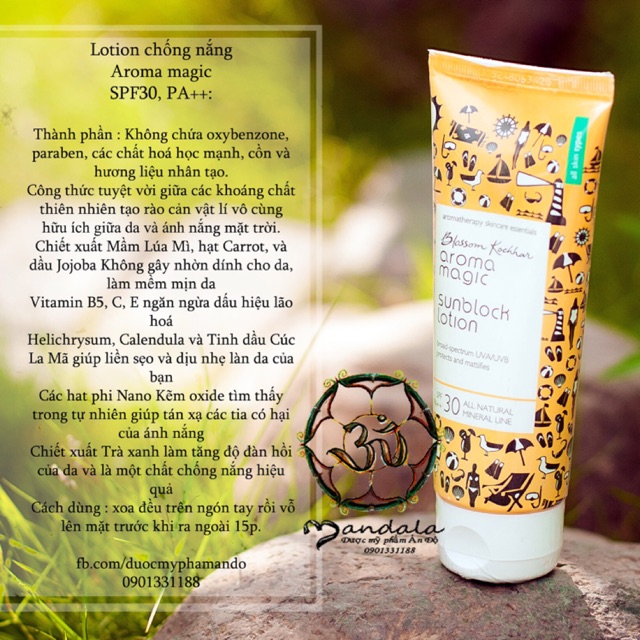 Aroma magic sunblock lotion chống nắng