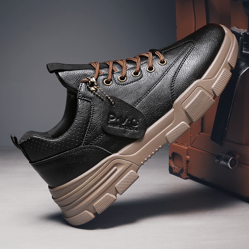 giày nam giày boot nam giày nam cao cổ boots giày cao cổ Chelsea boots Giày Bốt Da Thời Trang Dành Cho Nam | BigBuy360 - bigbuy360.vn