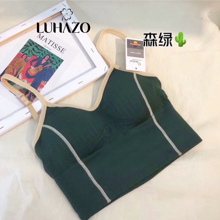 Áo Bra Tập Gym LUHAZO co giãn Nâng ngực Thun Gân Cho Nữ Nhiều Màu Thể Thao Siêu Hot gân tăm đẹp DK7T202
