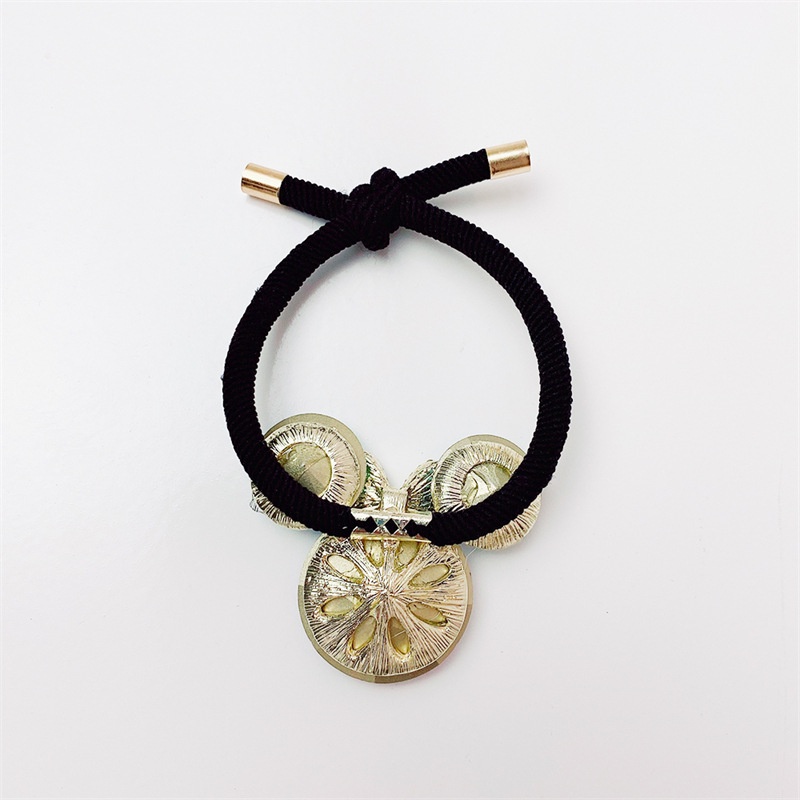 Dây Thun Cột Tóc Đính Đá Pha Lê Hình Chuột Mickey Dễ Thương