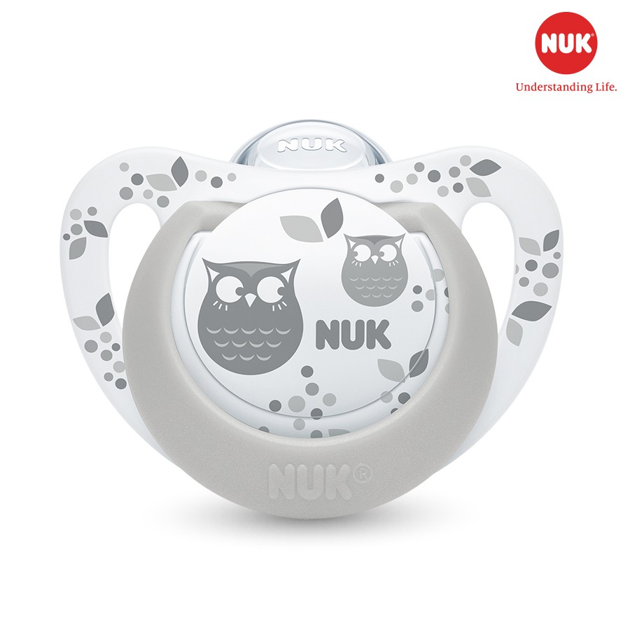 Bộ 2 ti giả NUK Genius silicone 0-6m, 6-18m