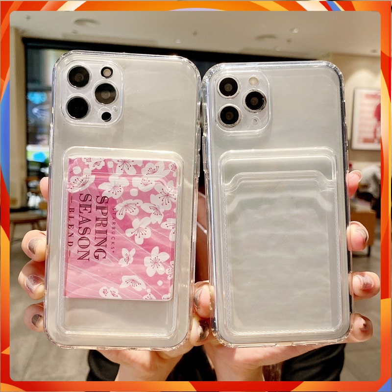 Ốp điện thoại  trong túi đựng thẻ ảnh 6/6s/6plus/6splus/7/7plus/8/8plus/xs/11/12/13/14/Pro/Plus/Promax TT1