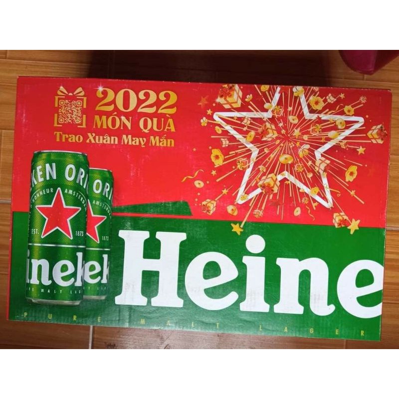 Thùng 24 lon bia Heineken