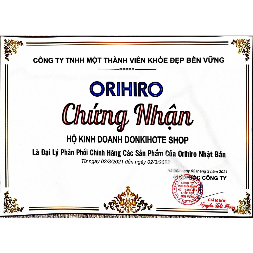 Tinh chất hàu Nhật, hàu Orihiro Oyster Orihiro 120 viên