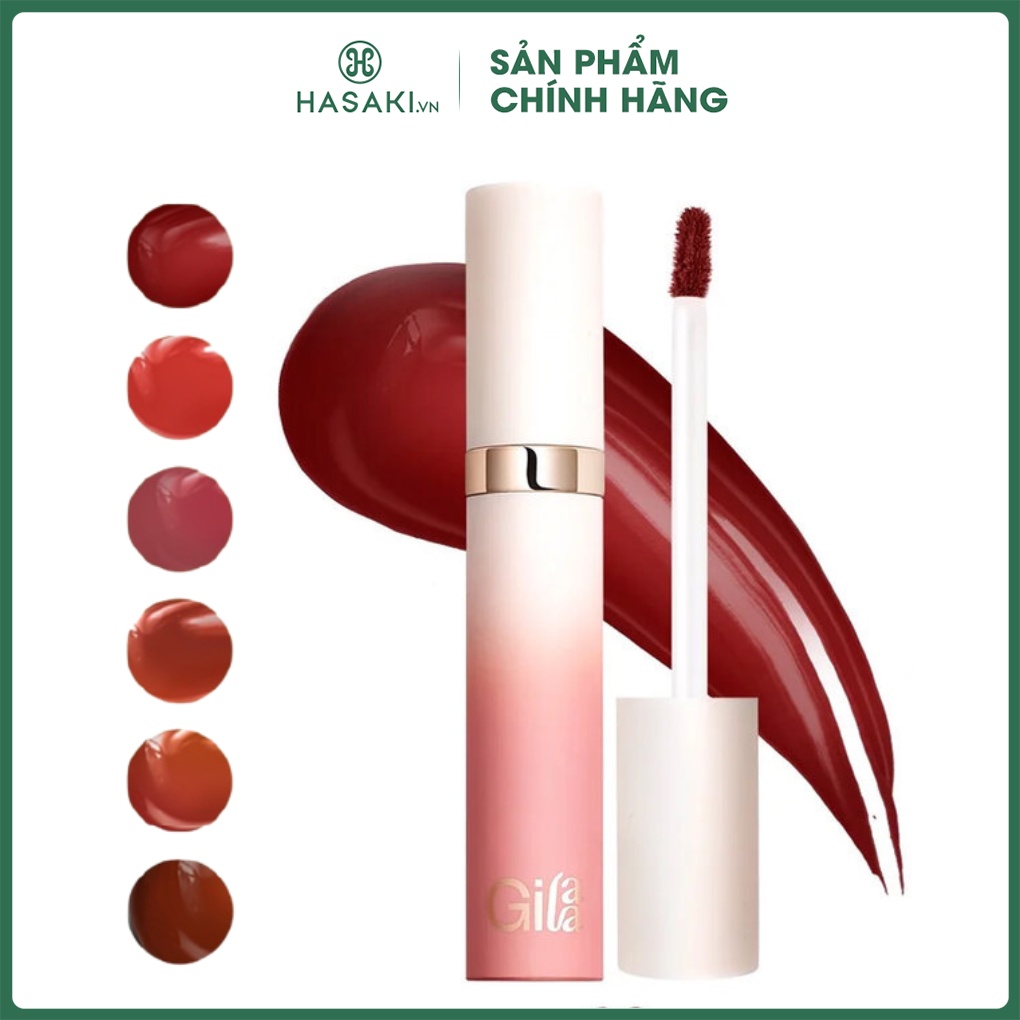 Son kem lì Gilaa long wear lip cream (5g) Rich Rosie Collection Hasaki Sản phẩm chính hãng