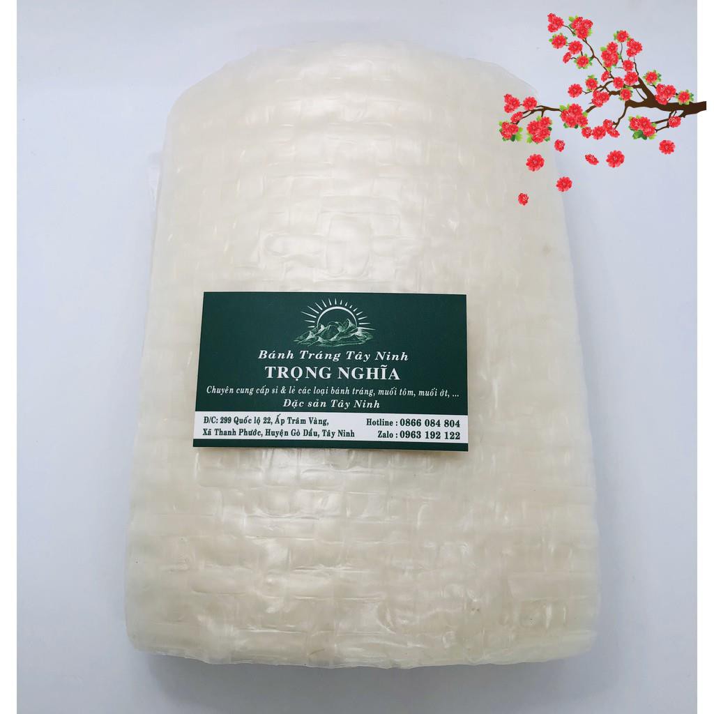 [2KG]- Bánh Tráng Trắng Cuốn Thịt Loại Vuông Trọng Nghĩa