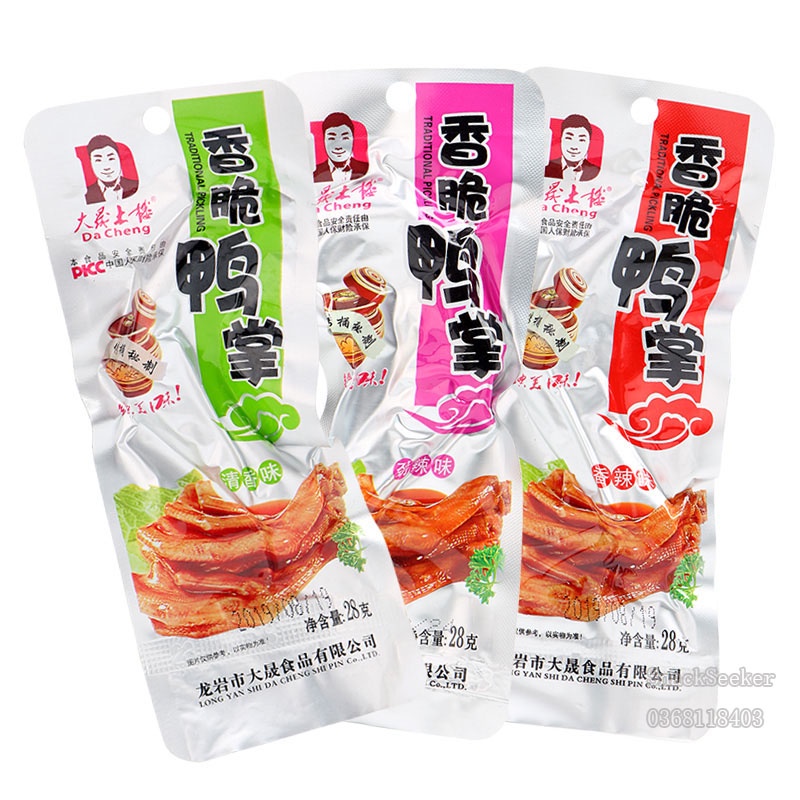Chân Vịt Cay Dacheng 3 vị ăn liều tiện lợi - Đồ ăn vặt Trung Quốc - Snackseeker