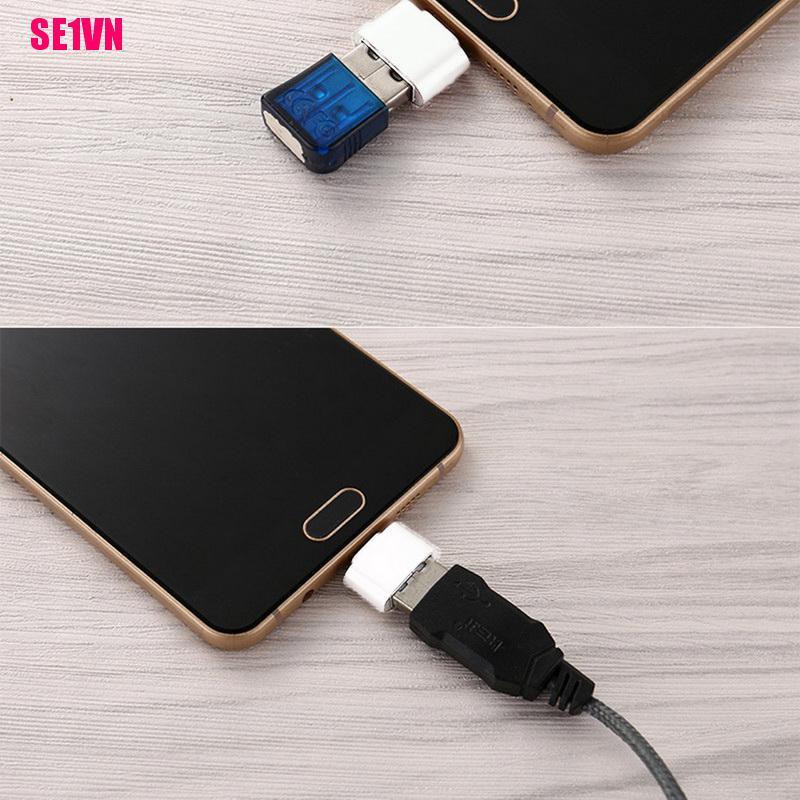 Bộ 2 Đầu Chuyển Đổi Từ Cổng Micro Usb Sang Usb A 2.0 Se1Vn