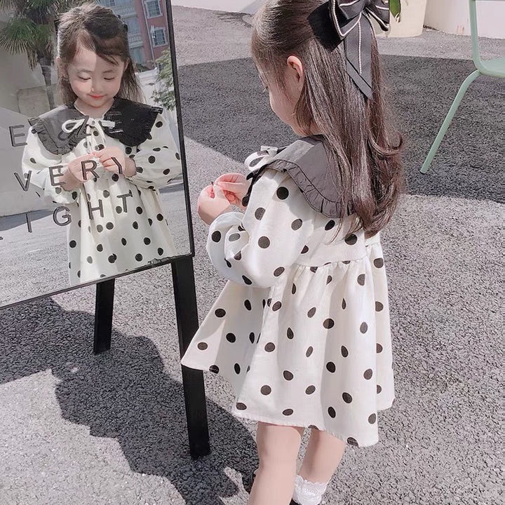 Đầm Dài Tay Thời Trang Mùa Thu 2022 Cho Bé Gái