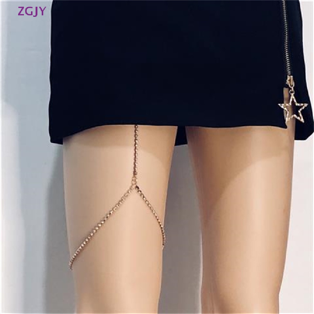 Chuỗi Dây Đeo Chân Đính Đá Dùng Mặc Bikini Đi Biển Thời Trang Mới