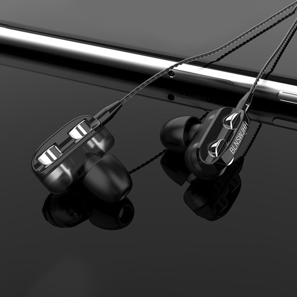 Tai Nghe Nhét Tai Hifi Dây Âm Thanh Siêu Trầm Có Micro