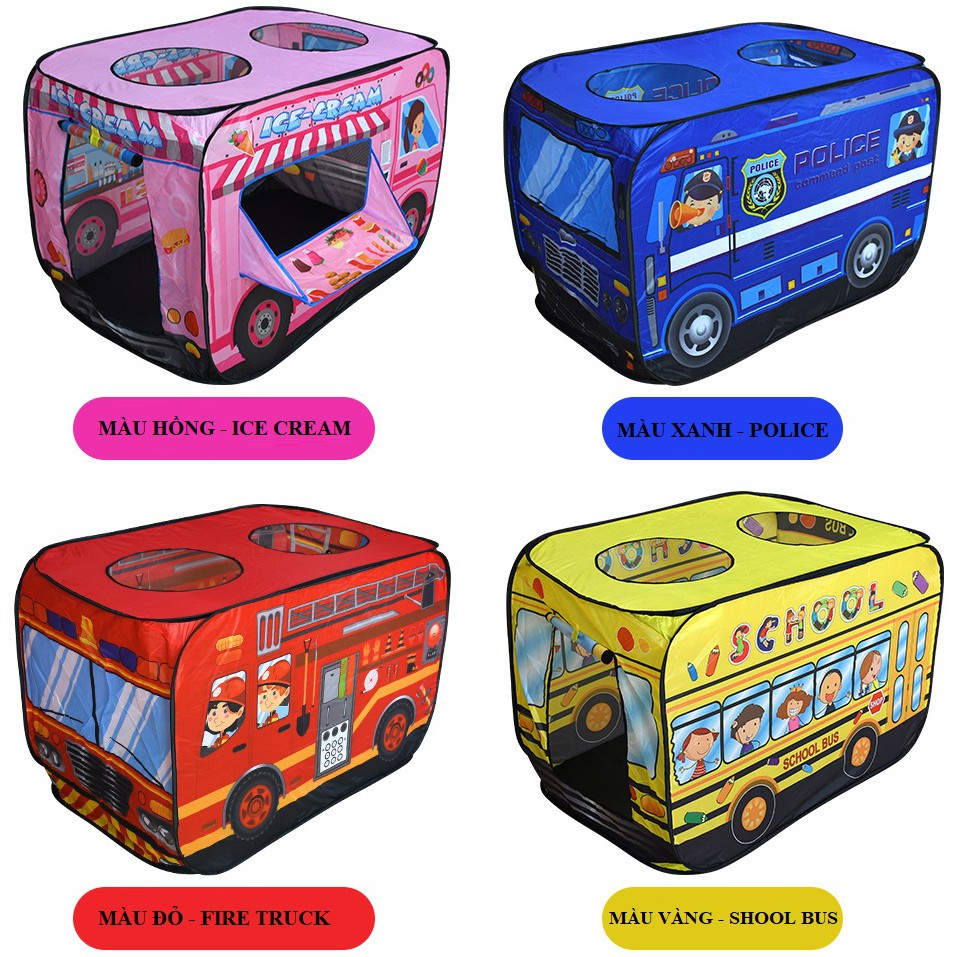 LỀU BÓNG NHIỀU MÔ HÌNH XE Ô TÔ KHÁC NHAU CHO BÉ_vha