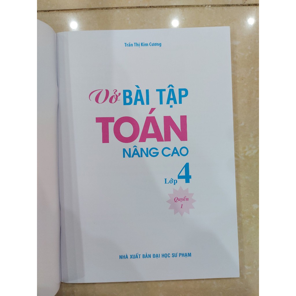 Sách - Vở bài tập toán nâng cao lớp 4 quyển 1