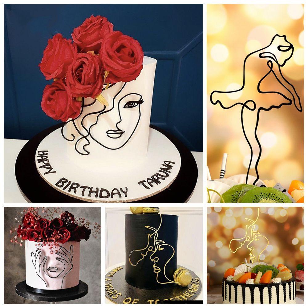 Cây Cắm Trang Trí Bánh Kem Chữ Happy Birthday / Đám Cưới Nghệ Thuật