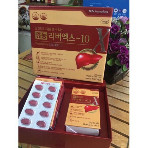 [Hàng mới về] [Mã GROSALE2703 giảm 8% đơn 250K] Bổ gan Kwangdong LiverX10 hộp 120 viên Hàn Quốc | BigBuy360 - bigbuy360.vn