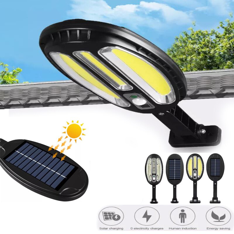 Đèn Led Năng Lượng Mặt Trời Cảm Biến Chuyển Động Hồng Ngoại Điều Khiển Từ Xa Gắn Tường Trang Trí Sân Vườn