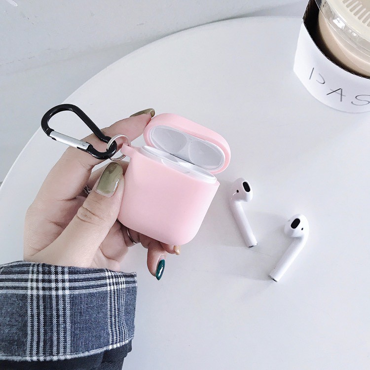 Vỏ bảo vệ bao đựng tai nghe case airpod 1, inpods i12 silicon dẻo nhiều màu chống va đập