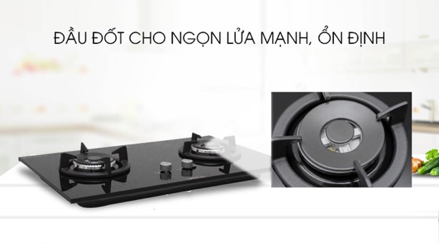Bếp gas âm Electrolux EGT7627CK Chính Hãng Mới 100% +Tặng dây gas- Bảo Hành 12 tháng