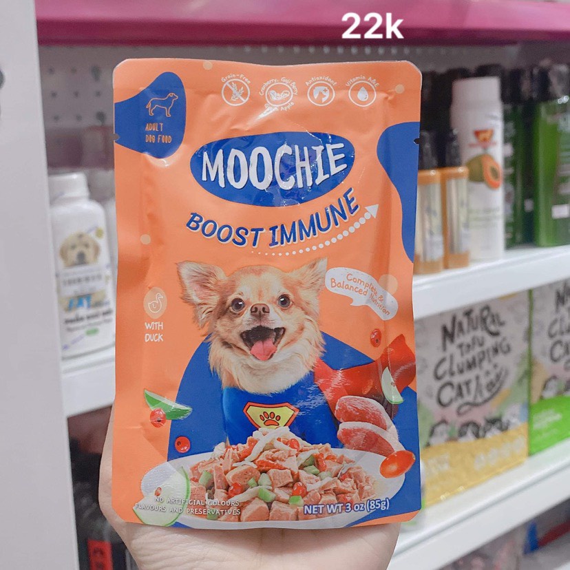 Pate MooChie Gà Sốt Cho Chó Mọi Lứa Tuổi 85g (Thái Lan)
