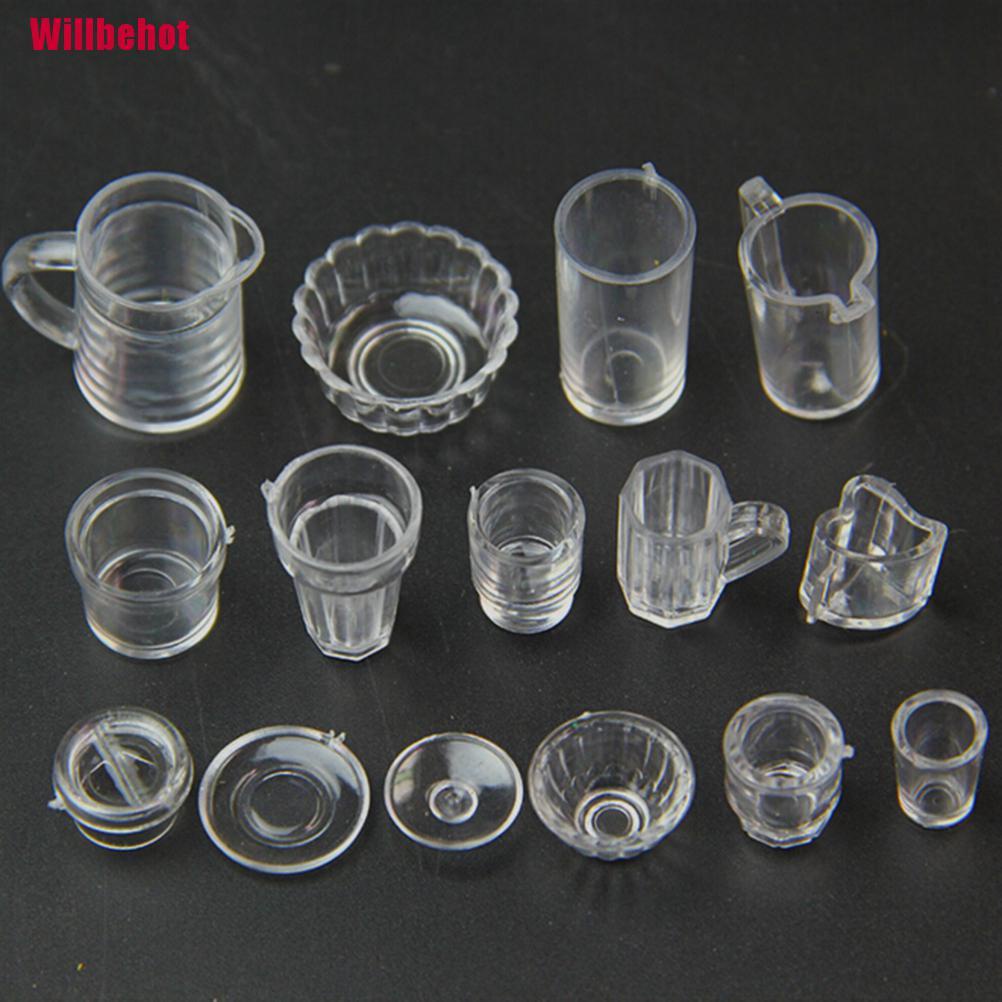 Bộ 15 Cốc mini Trong Suốt Dùng Cho Bàn Ăn