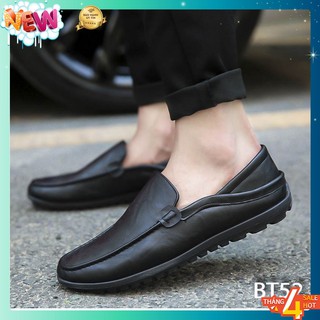 Giày Da Nam Cao Cấp Phong Cách Hàn Quốc [ BT52-Đen ]