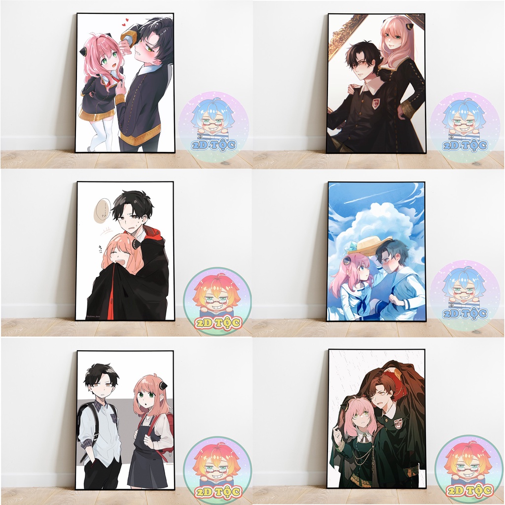 TRANH POSTER A3 ANYA DAMIAN (1) ANIME MANGA SPY X FAMILY CHẤT LIỆU GIẤY CAO CẤP - 2D TỘC SHOP
