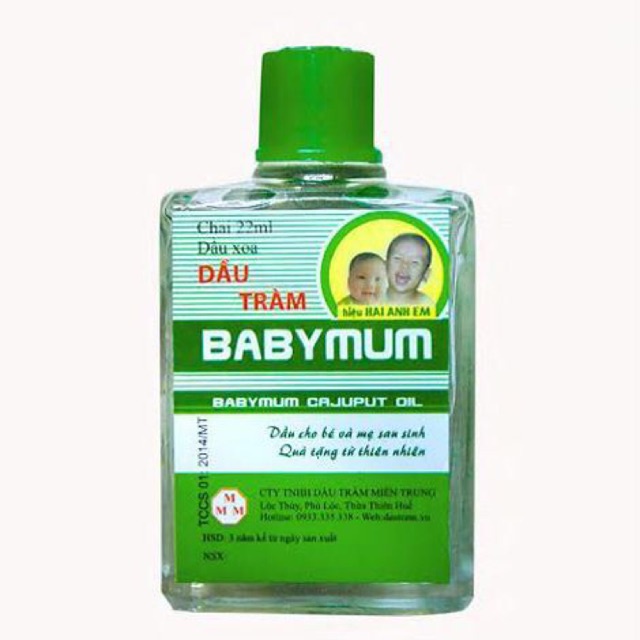 Tinh Dầu Tràm Babymum Lọ 22ml Cho Mẹ Và Bé 100% Tự Nhiên