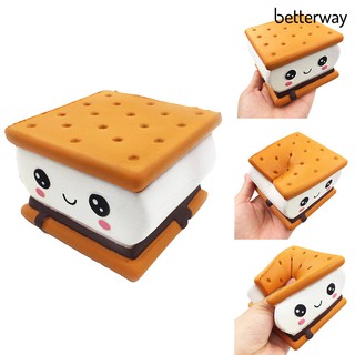 Đồ Chơi Xốp Squishy Giảm Stress Hình Bánh Quy Dễ Thương Cho Bé