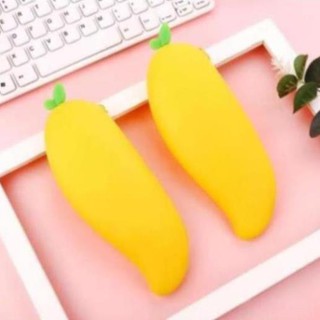 THMH Sỉ túi bút silicone hình quả xoài HGNTD