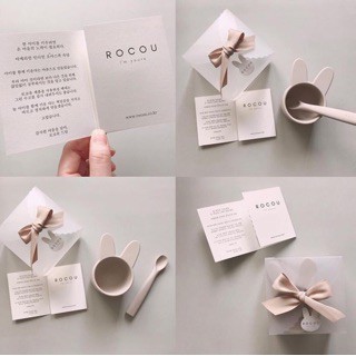 🎀 CÓ SẴN 🎀 SET BÁT THÌA ĂN DẶM SILICONE CAO CẤP ROCOU NỘI ĐỊA HÀN