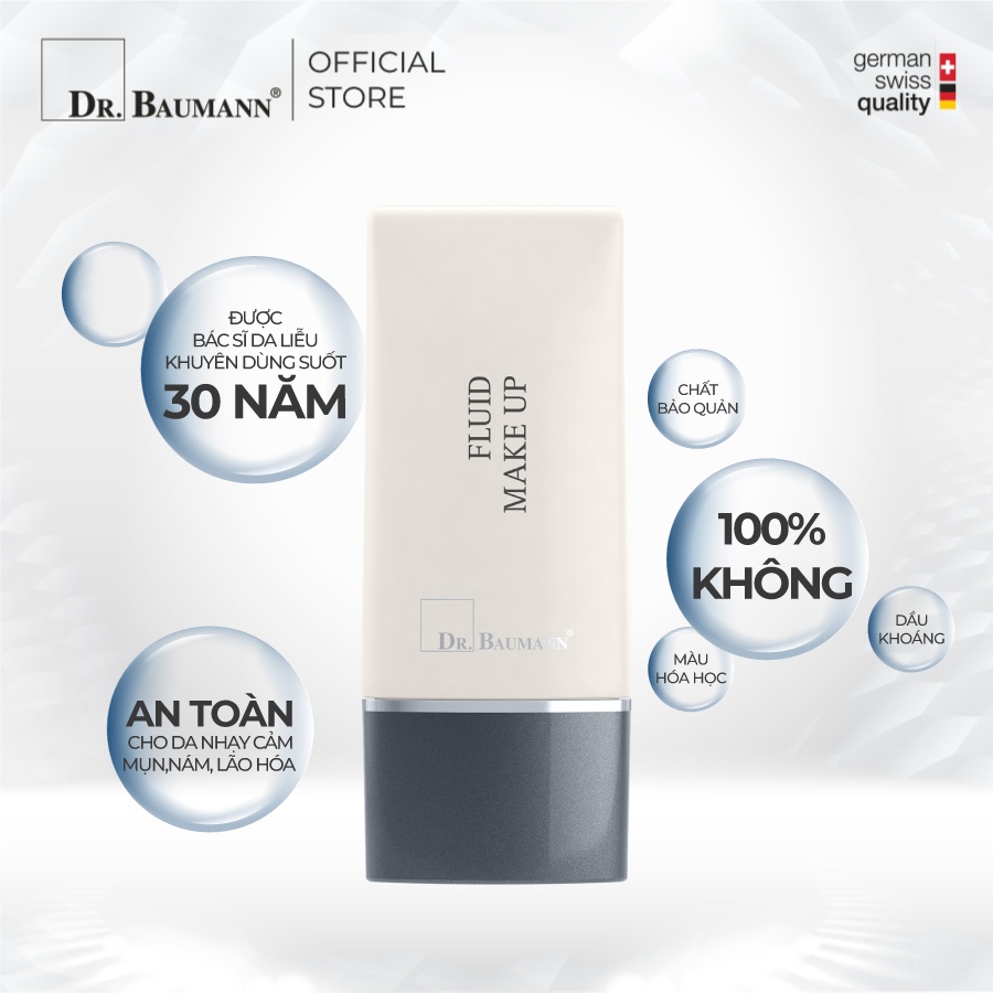 Kem Nền Không Chứa Dầu Dr. Baumann Fluid Make Up 30ml