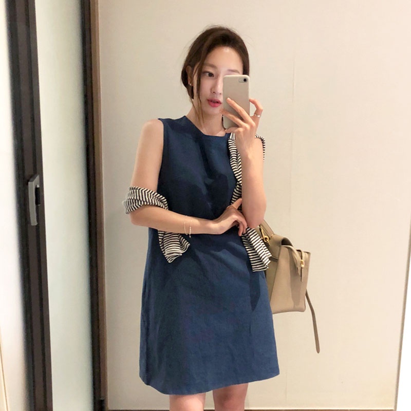 Đầm IELGY sát nách thiết kế thời trang mặc thoải mái dành cho nữ