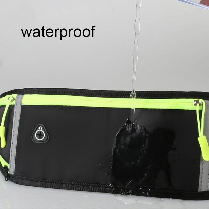 1Pc Men &amp; Women Waterproof Hold Water Bike Outdoor Sports Running Waist Bag Suitable For Gym, Yoga and Running