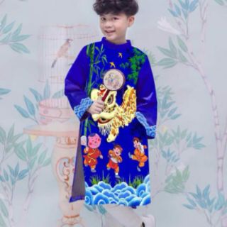 Áo dài tết bé trai