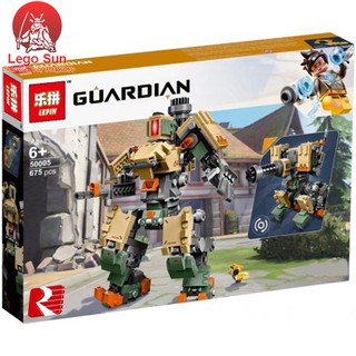Lego LEPIN 50005 siêu người máy chiến đấu 675 khối (lego 75974)
