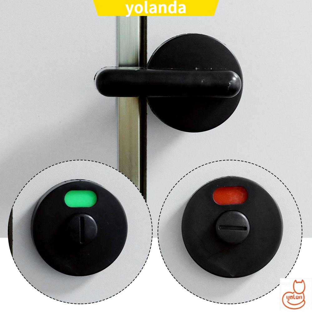Ổ Khóa Cửa Nhà Vệ Sinh Bằng Nhựa Nylon Màu Đen