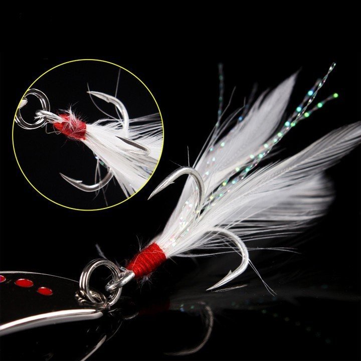 Mồi Câu Lure Thìa Lượn Spoon 15g Đồ Câu Lure chuyên câu cá suối, cá mương, câu lure