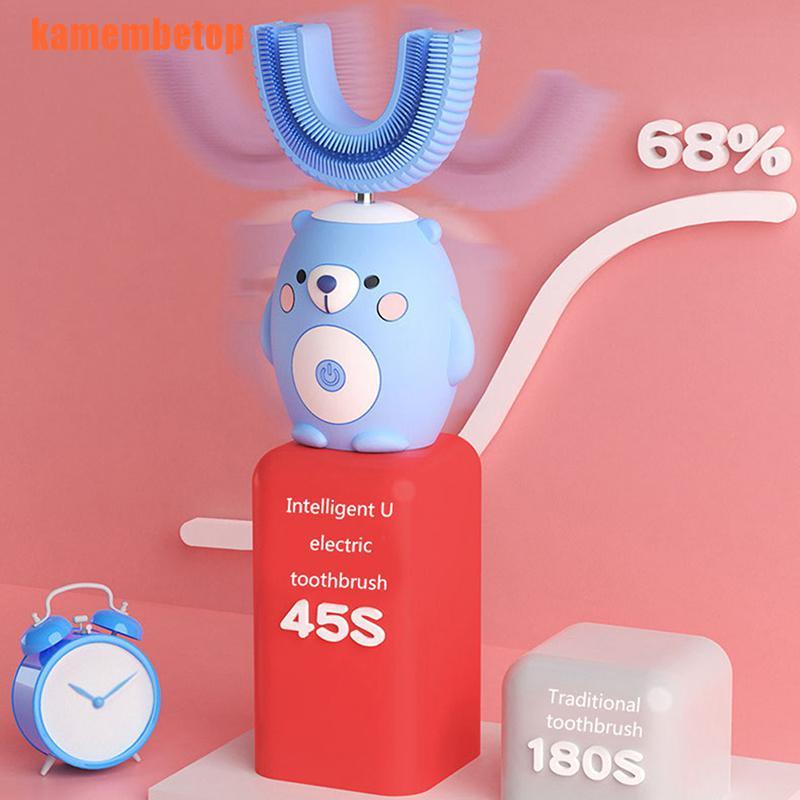 Bàn Chải Đánh Răng Điện Tử Thông Minh Xoay 360 Độ Kết Nối USB