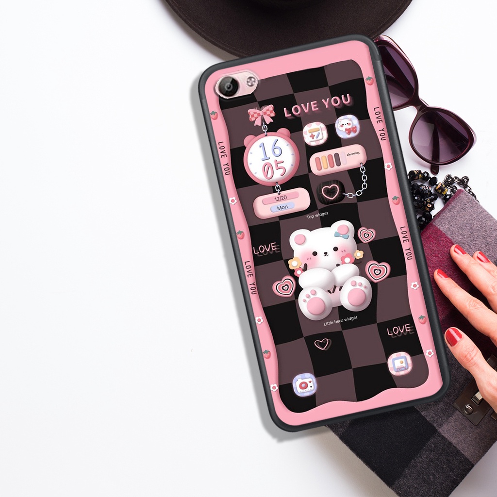 Ốp Lưng  VIVO Y53 - Y55 - Y66 - Y67 - Y69 - Y81 - Y81S - Y83, In Hình Gấu Chocolate đáng yêu.