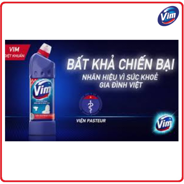 Nước Tẩy Bồn Cầu VIM Diệt Khuẩn 99,9% 900ml