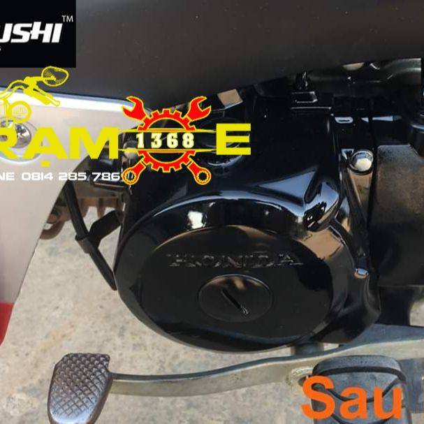 Combo Sơn xịt Samurai màu đen bóng 109 tùy chọn đen bóng trong suốt hoặc có kim tuyến (Uch210 - 109 - K1k hoặc K1kt) chu
