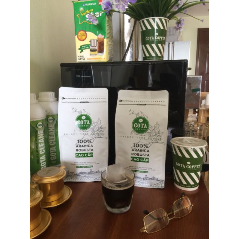 [ GOTA Cafe] gói 500g. Nguyên chất 100% Cafe hạt và cafe rang xay. | BigBuy360 - bigbuy360.vn