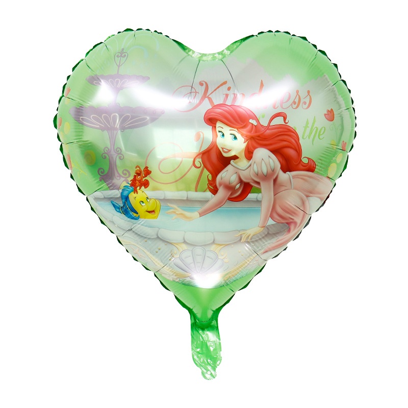 Bong Bóng Lõi Nhôm Hình Công Chúa Belle Cinderella Bạch Tuyết Disney Trang Trí Tiệc Sinh Nhật Cho Bé