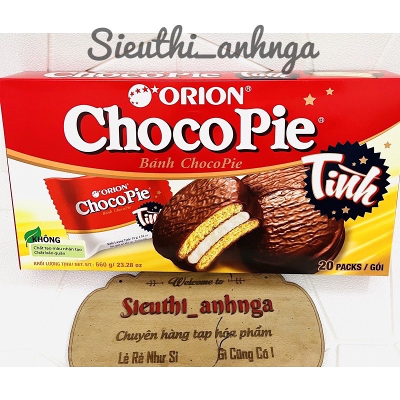 Bánh Choco-Pie Tình Orion Hộp 20 Chiếc 660G