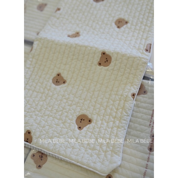 GỐI NẰM THÊU GẤU DOTTODOT HÀN QUỐC