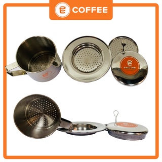 Phin Cà Phê Inox Cao Cấp E-COFFEE | Coffee Stanless Steel Coffee Filter